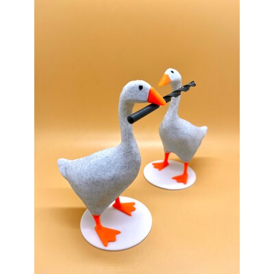 Special Color_Untitled Goose Key Holder Magnetic_ Tool Holder _Home Miniature Decoration_Untitled Goose Miniature (3D Printed)_Holiday Event - image2